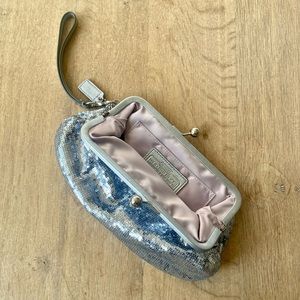 Sequined Coach Purse